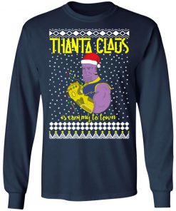 Thanta Claus Thanos Is Coming To Town Marvel Ugly Christmas