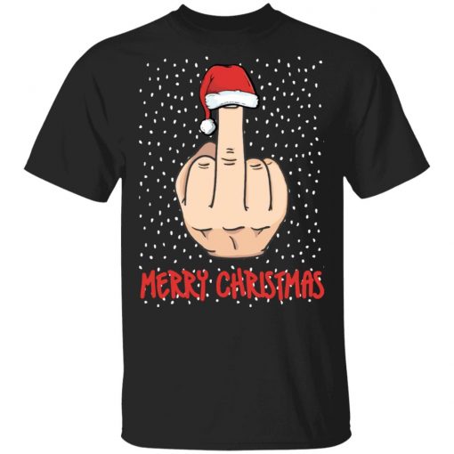 Merry Christmas The Middle Finger Digitus Impudicus Christmas