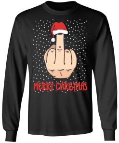 Merry Christmas The Middle Finger Digitus Impudicus Christmas