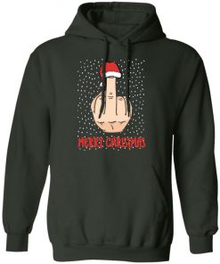 Merry Christmas The Middle Finger Digitus Impudicus Christmas