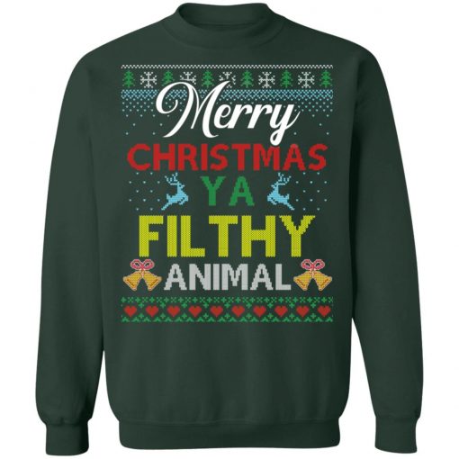 Merry Christmas Ya Filthy Animal Ugly Christmas Sweater