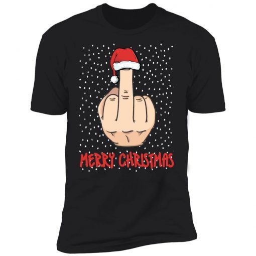 Merry Christmas The Middle Finger Digitus Impudicus Christmas