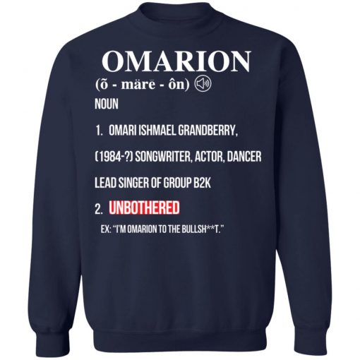 Omarion UNBOTHERED Sweater