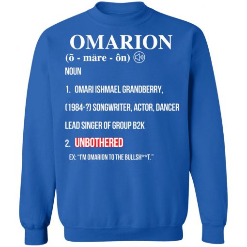 Omarion UNBOTHERED Sweater