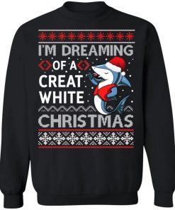 I'm Dreaming Of A Great White Ugly Christmas Sweater