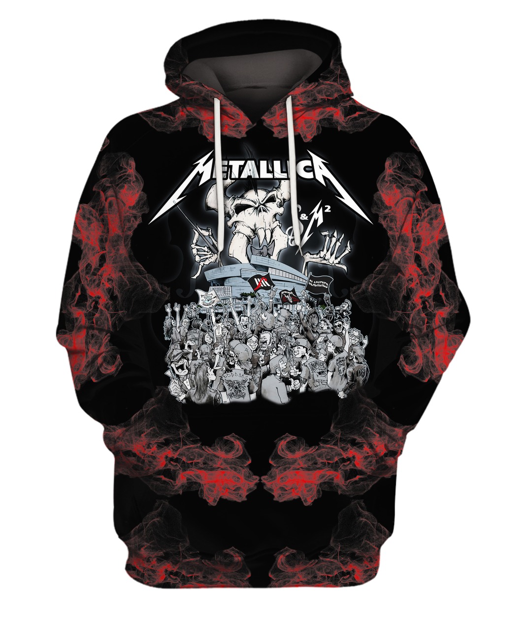 Metallica Rock Band 3D Print Hoodie Sweatshirt Tank - Q-Finder Trending ...