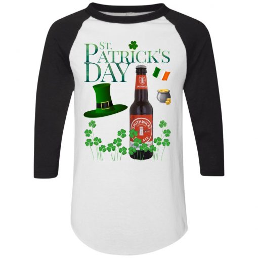St. Patrick's Day Smithwick’s Irish Red Beer Shirt Raglan Hoodie