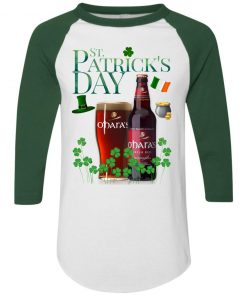 St. Patrick's Day O’Hara’s Irish Red Beer Shirt Raglan Hoodie