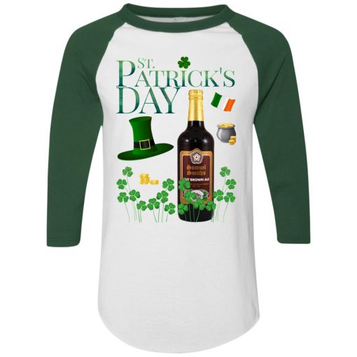 St. Patrick's Day Samuel Smith’s Nut Brown Beer Shirt Raglan Hoodie