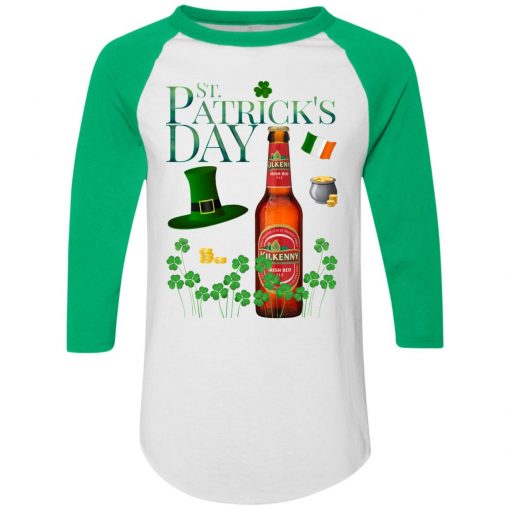 St. Patrick's Day Kilkenny Cream Ale Beer Shirt Raglan Hoodie