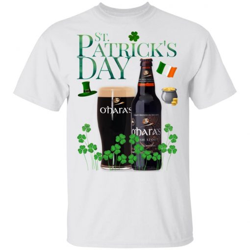 St. Patrick's Day O’Hara’s Irish Stout Beer Shirt Raglan Hoodie