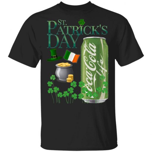 St. Patrick's Day Coca Cola Green Shirt Raglan Hoodie