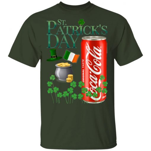 St. Patrick's Day Coca Cola Original Taste Shirt Raglan Hoodie