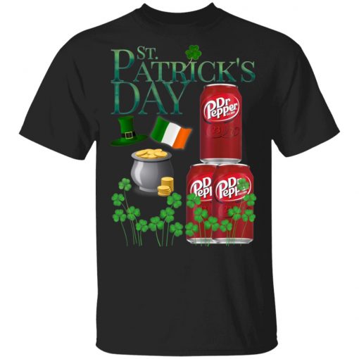 St. Patrick's Day Dr Pepper Shirt Raglan Hoodie