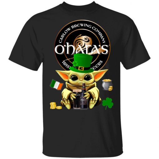 Baby Yoda Hug O’Hara’s Irish Stout Beer St Patrick's Day Shirt