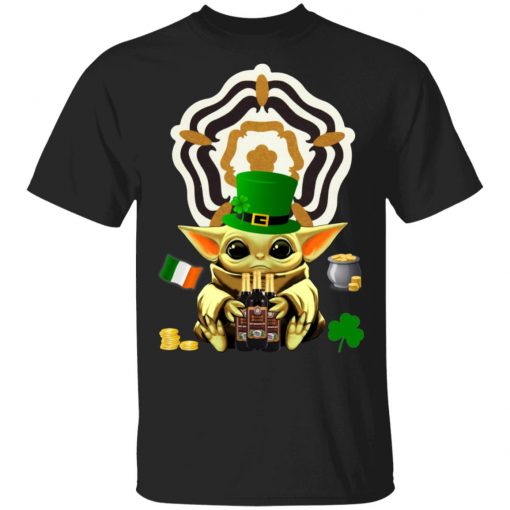 Baby Yoda Hug Samuel Smith’s Nut Brown Beer St Patrick's Day Shirt