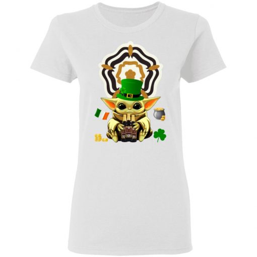 Baby Yoda Hug Samuel Smith’s Nut Brown Beer St Patrick's Day Shirt