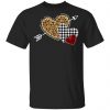 Leopard Heart - Buffalo Plaid Heart Valentine Day T-Shirt