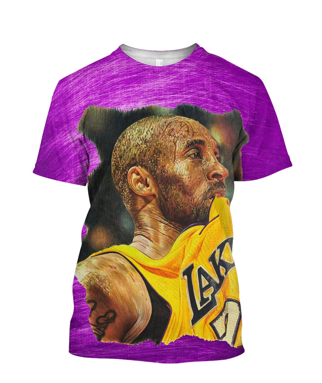 Kobe Bryant Painting Purple Gold 3D Print Hoodie Shirt - Q-Finder ...