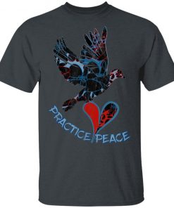 Practice PEACE - One Dove Peace Project - Valentines Shirt Ls Hoodie