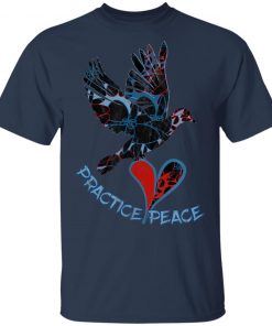 Practice PEACE - One Dove Peace Project - Valentines Shirt Ls Hoodie