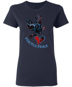 Practice PEACE - One Dove Peace Project - Valentines Shirt Ls Hoodie