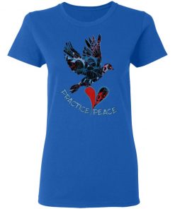 Practice PEACE - One Dove Peace Project - Valentines Shirt Ls Hoodie