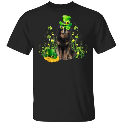 St Patrick's Day Tibetan Mastiff Irish Dog Lover T-Shirt Ls Hoodie