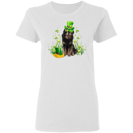 St Patrick's Day Tibetan Mastiff Irish Dog Lover T-Shirt Ls Hoodie