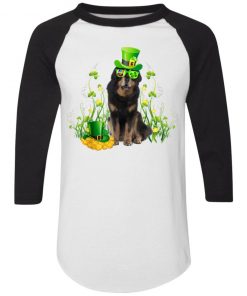 St Patrick's Day Tibetan Mastiff Irish Dog Lover T-Shirt Ls Hoodie