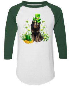 St Patrick's Day Tibetan Mastiff Irish Dog Lover T-Shirt Ls Hoodie