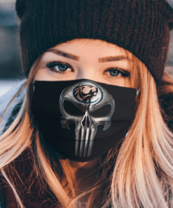 Bemidji State Beavers The Punisher Mashup Face Mask