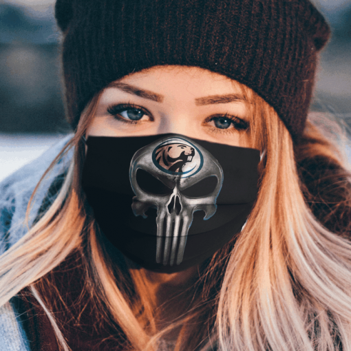 Bemidji State Beavers The Punisher Mashup Face Mask