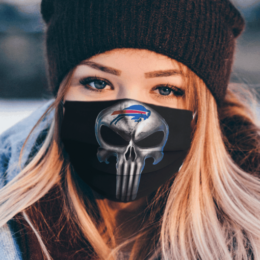 Buffalo Bills The Punisher Mashup Face Mask