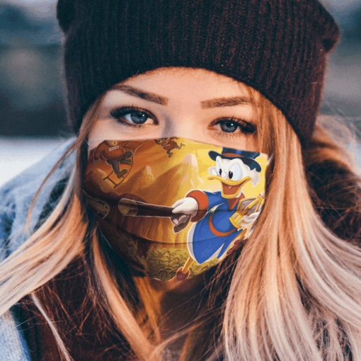 Cartoon Film Scrooge McDuck Face Masks