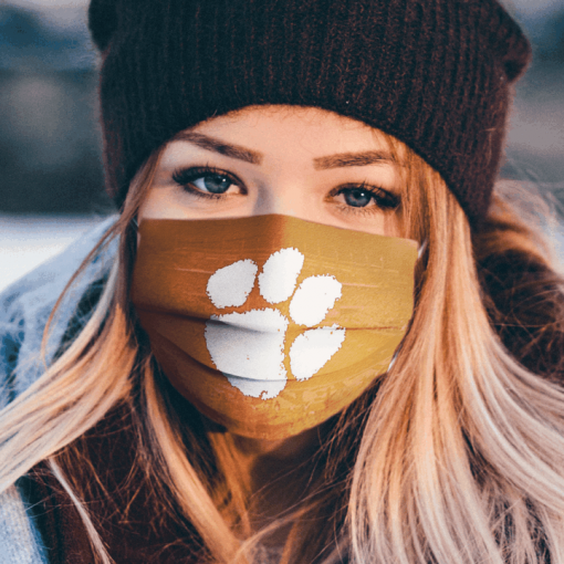 Clemson Tigers football face mask