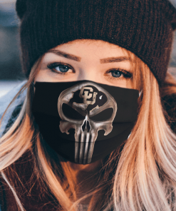 Colorado Buffaloes The Punisher Mashup Face Mask