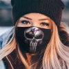 Evansville Purple Aces The Punisher Mashup Face Mask