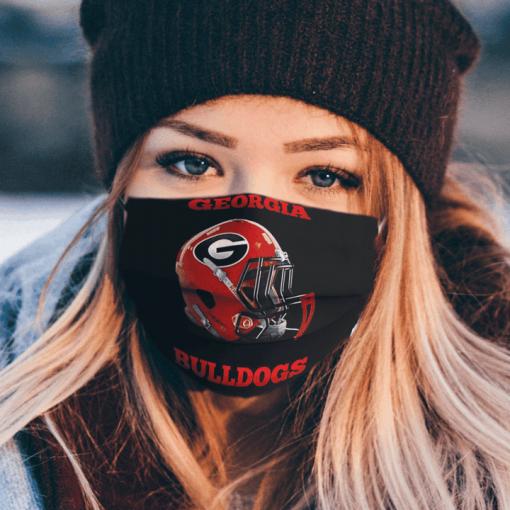 Georgia Bulldogs football face mask