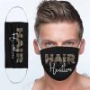 Hair Hustler Leopard skin cloth mask