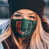 Miami Hurricanes football face mask