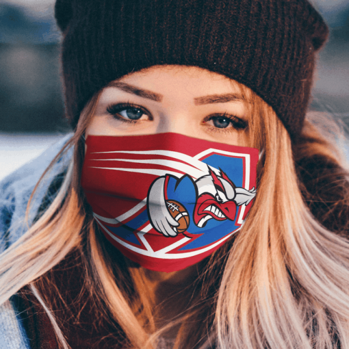 Montreal Alouettes Canadian football team face mask