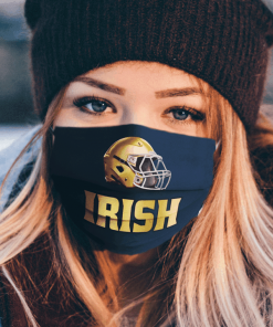 Notre Dame Fighting Irish football face mask