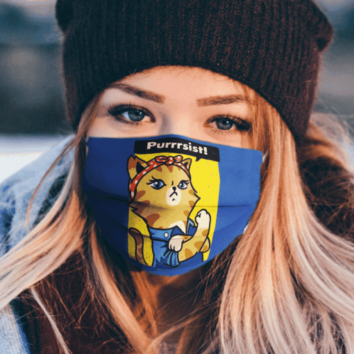 Purrrsist Cat Cloth Face Mask