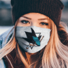 San Jose Sharks cloth face mask