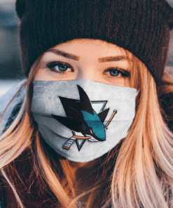 San Jose Sharks cloth face mask