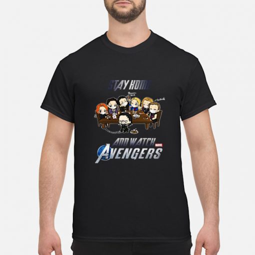 Stay home and watch Avengers shirt