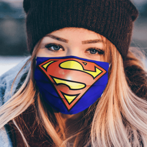 Super hero Superman Cartoon Film Face Mask