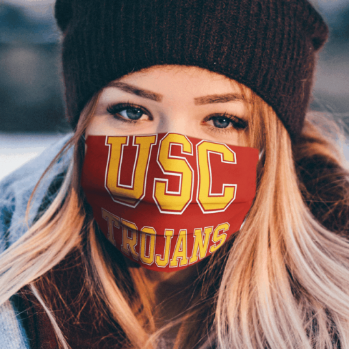 USC Trojans football face mask