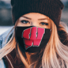 Wisconsin Badgers football face mask